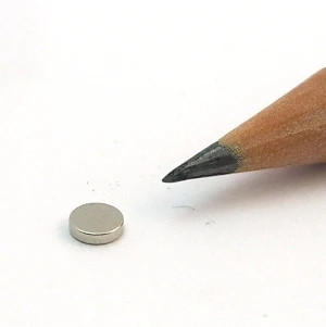 Discmagnet Ø 4.0 x 1.0 mm N50 nickel - holds 250 g