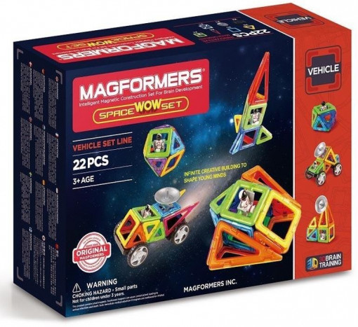 MAGFORMERS - Space Wow Set 22 pieces magnetic set 274-67