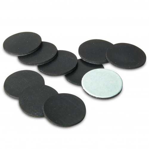 Rubber disc Ø 20 mm self-adhesive, protection of surfaces