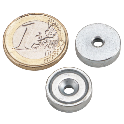 Neodymium pot magnet with counterbore Ø 16.0 x 4.5 mm - holds 4 kg