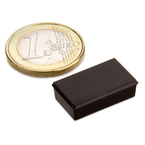 Memo magnet 21 x 12.5 x 6.5 mm rectangular FERRITE (normal adhesive force) - holds 150 g