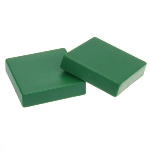 Memo magnet 35 x 35 x 9 mm rectangular FERRITE (normal adhesive force) - holds 1 kg