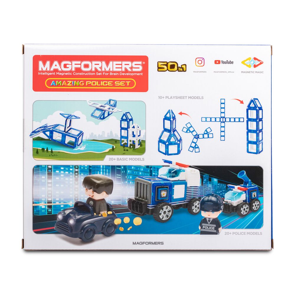 magformers police set