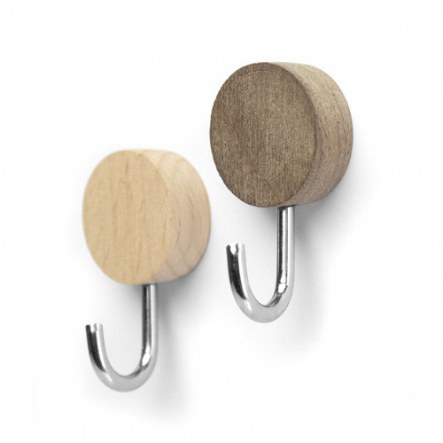 Magnetic hook HOOK in a set of 2 - holds 0.2 kg