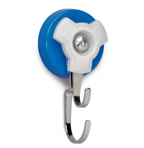 Magnet with carousel double hook, holds 3 kg on the wall