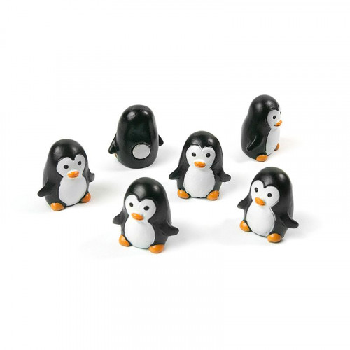Deco magnets PINGU - Set with 6 magnet penguins
