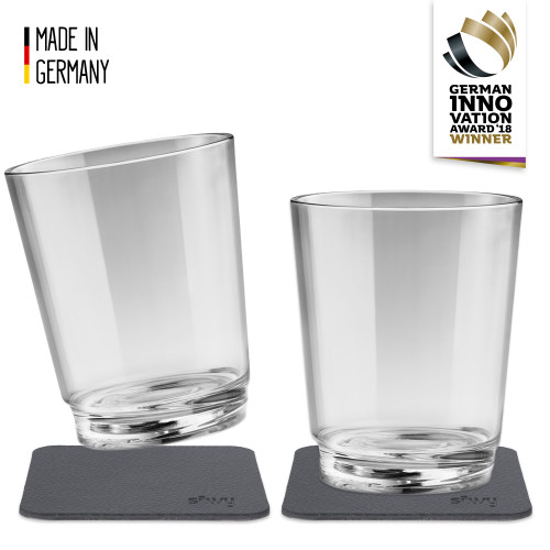 silwy Magnetic drinking cups with nano gel pads, Set of 2