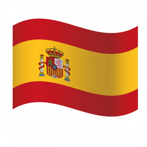 Country flag magnetic foil 300 x 200 mm - SPAIN