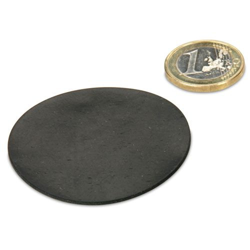 Rubber disc Ø 60 mm self-adhesive, protection of surfaces