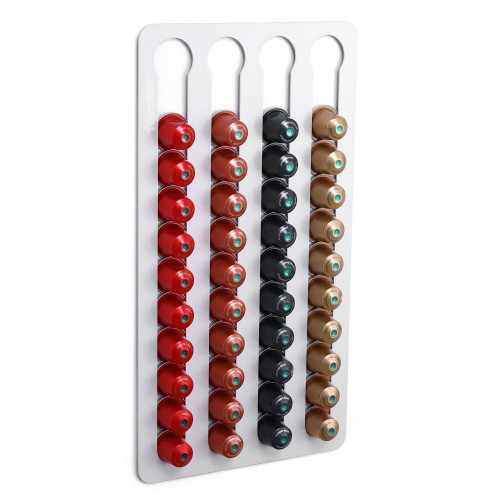 Coffee capsule holder magnetic white