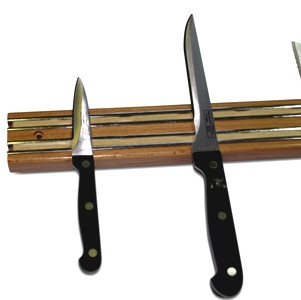 Magnetic strip magnetic knife strip made of wood 460 mm NEW